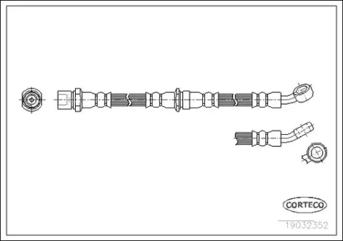 tf4110 шланг тормозной, фото, оригинал