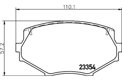 mdb1686 гальмівні колодки, фото, оригінал