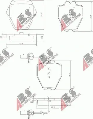 cif822-774-1 колодки гальмо, фото, оригінал