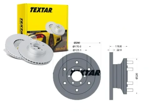 tex93175400 тормозные диски, фото, оригинал