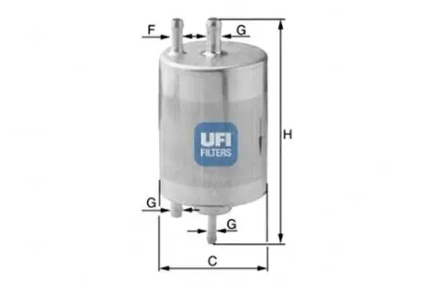 ufi-31.841.00-zs1 фильтр топлива, фото, оригинал