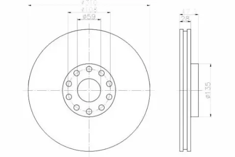 tex-92097500 тормозные диски, фото, оригинал