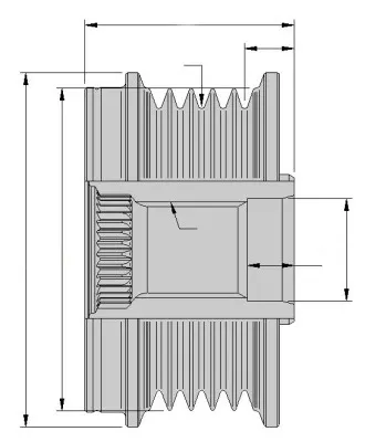 ijs 30-1055 генератора колесо, фото, оригінал