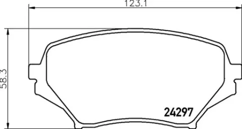mdb2771 колодки тормоза, фото, оригинал